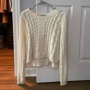 White Chunky Sweater